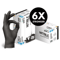 Grip-X Heavy Duty Diamond Textured Nitrile Gloves